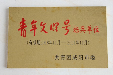 華浩軒公司榮獲2018年度咸陽市“青年文明號標(biāo)兵單位”榮譽稱...