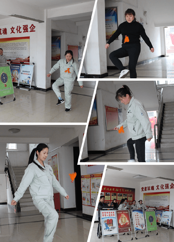 華浩軒公司舉辦女職工踢毽子比賽，慶?！叭恕眹H婦女節(jié)